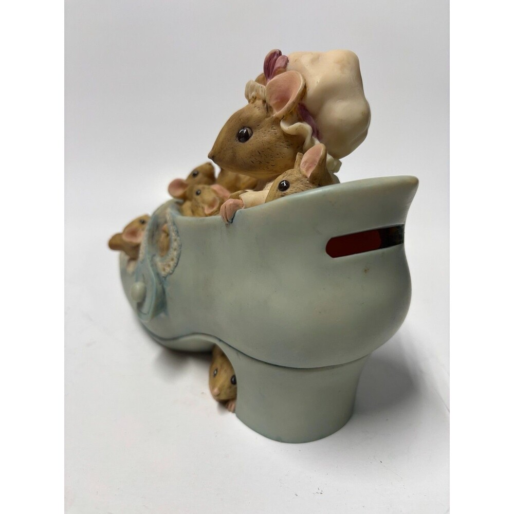 1994 Beatrix Potter Old Woman Who Lived In A Shoe Bank Mrs Tittlemouse Mice Char - Picture 3 of 10